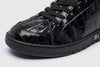 Blackhope NEXT Low in Pelle Nera Stampa Cocco