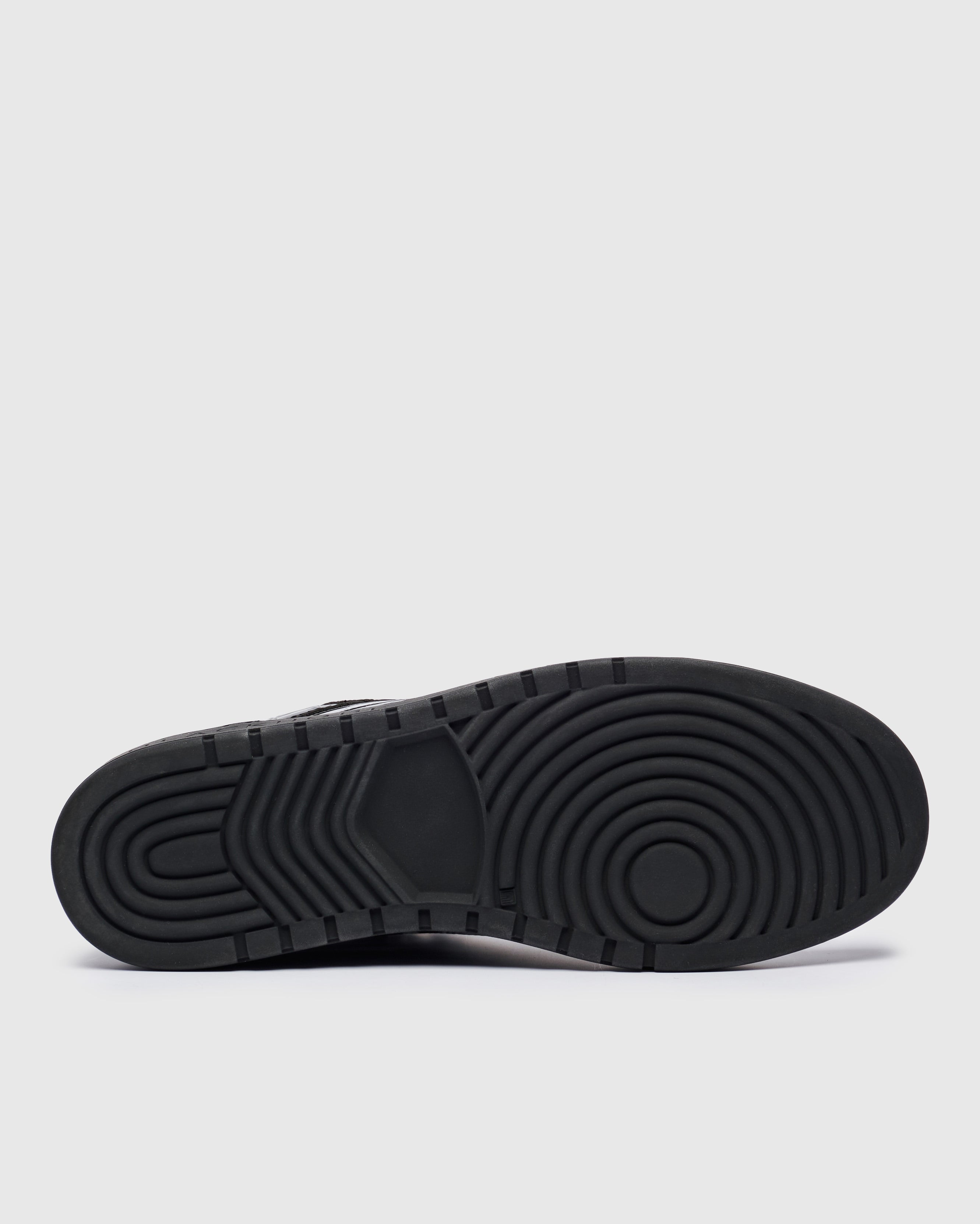 Blackhope Sneaker NEXT High in Pelle Nera Stampa Cocco