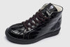 Blackhope Sneaker NEXT High in Pelle Nera Stampa Cocco